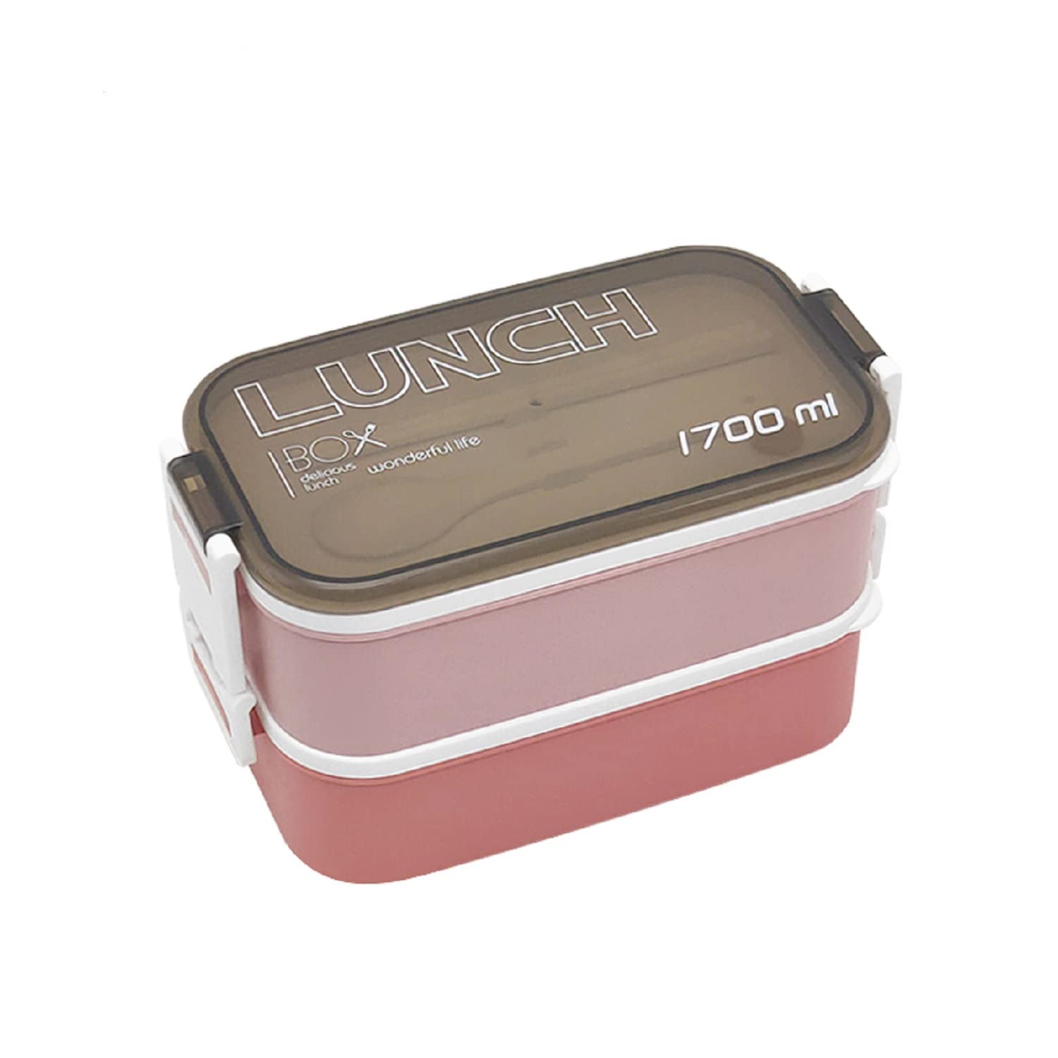 Stackable Bento Lunch Box for Adults - Reusable & Insulated Meal Prep Container for Hot Food - Portable Lunch Box for Office, School & Travel