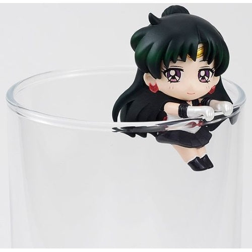 Sailor Moon Ochatomo Cosmic Heart Cafe Glass Hanger Mini Figure - Cute Anime Collectible for Home Decor, Office Desk, and Gift Giving