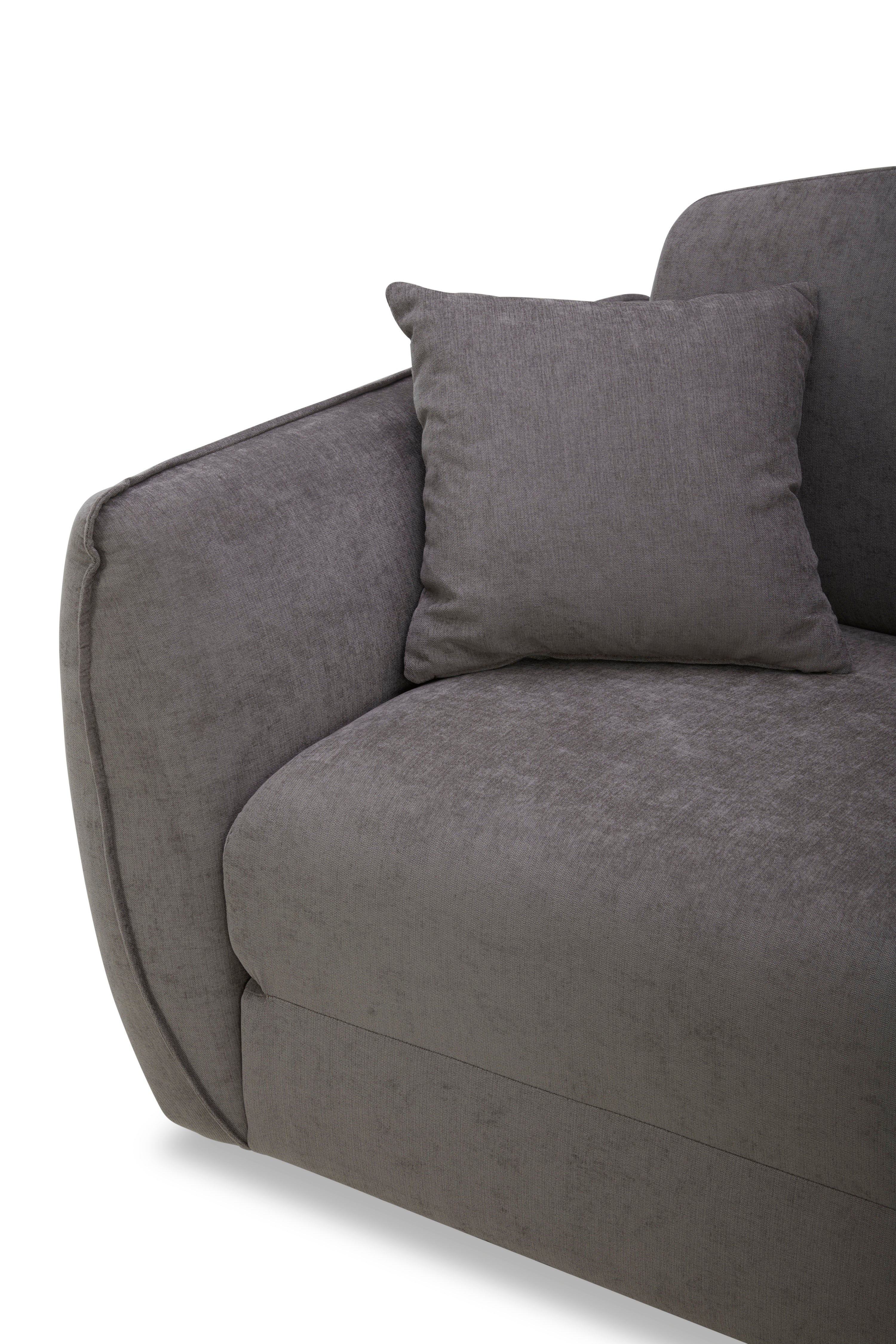 Hyam Sofa Bed - Velora Smoke Gray Convertible Sleeper for Small Spaces | Perfect for Apartments, Guest Rooms & Home Offices