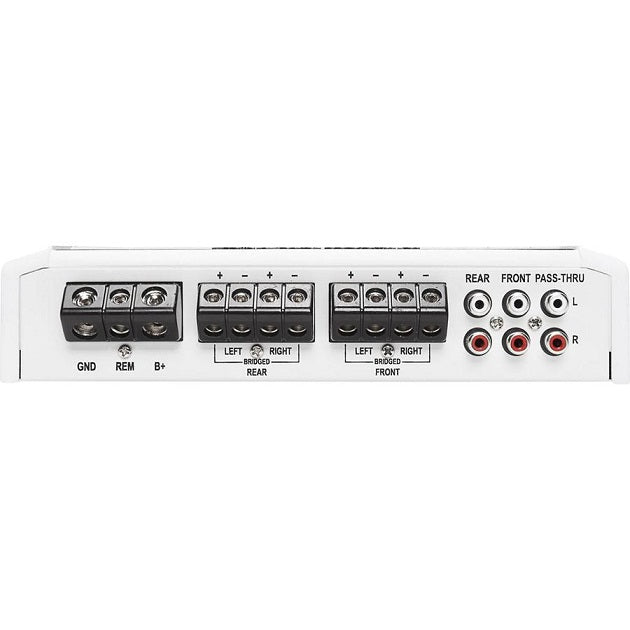 Rockford Fosgate M400-4D Marine Amplifier - 400W 4-Channel Waterproof Boat Audio System for Boats, Yachts, and Marine Vehicles | Perfect for Outdoor Water Sports and Open-Air Entertainment