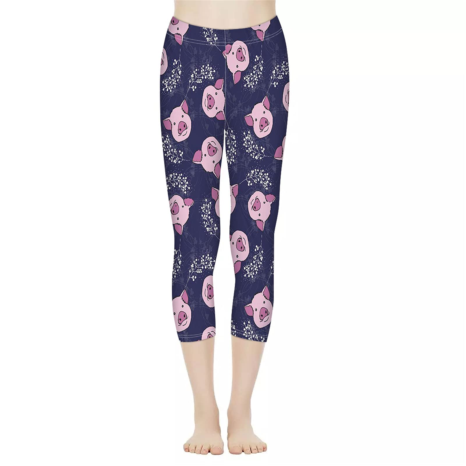 FUSURIRE High Waisted Yoga Pants for Women - Butt Lifting Workout Leggings - Sexy Tight Gym Pants for Running, Fitness & Lounge Wear
