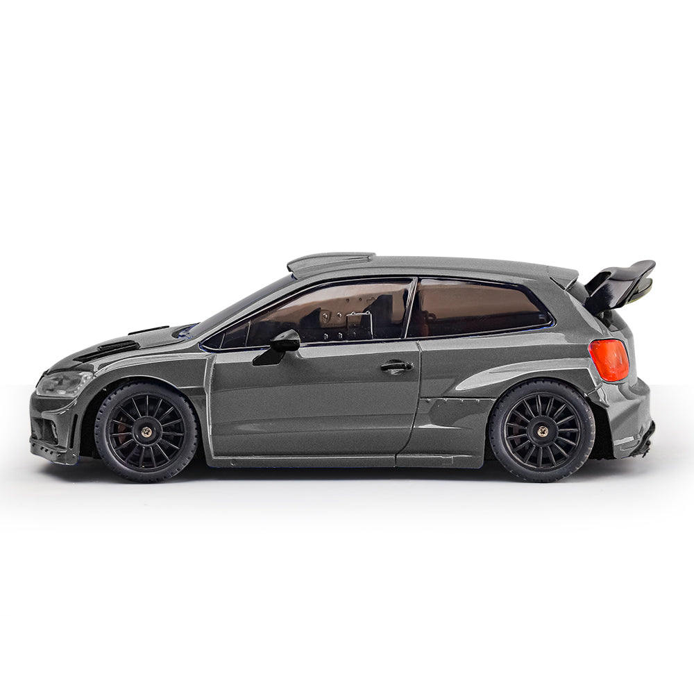 LDRC 2801 PRO 1/28 Scale 4WD Drift RC Car with Gyro Stabilizer & LED Lights - POLO R Model for Adults and Kids, Perfect for Indoor Racing and Drift Competitions