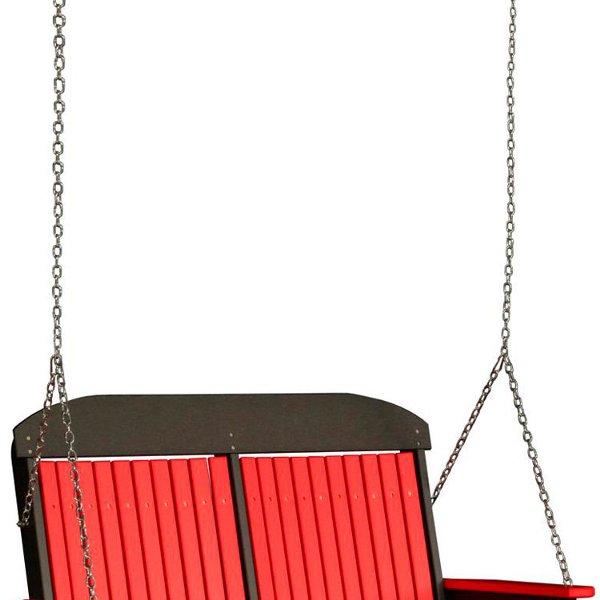 Premium Wood & Zinc Swing Chain Set - Heavy Duty Outdoor Swing Hanging Kit for Tree Swings, Porch Swings & Backyard Playgrounds