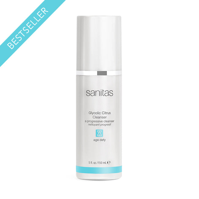 Glycolic Acid Citrus Face Cleanser - Exfoliating & Brightening Facial Wash for Acne & Dark Spots - Perfect for Daily Skincare Routine & Sensitive Skin