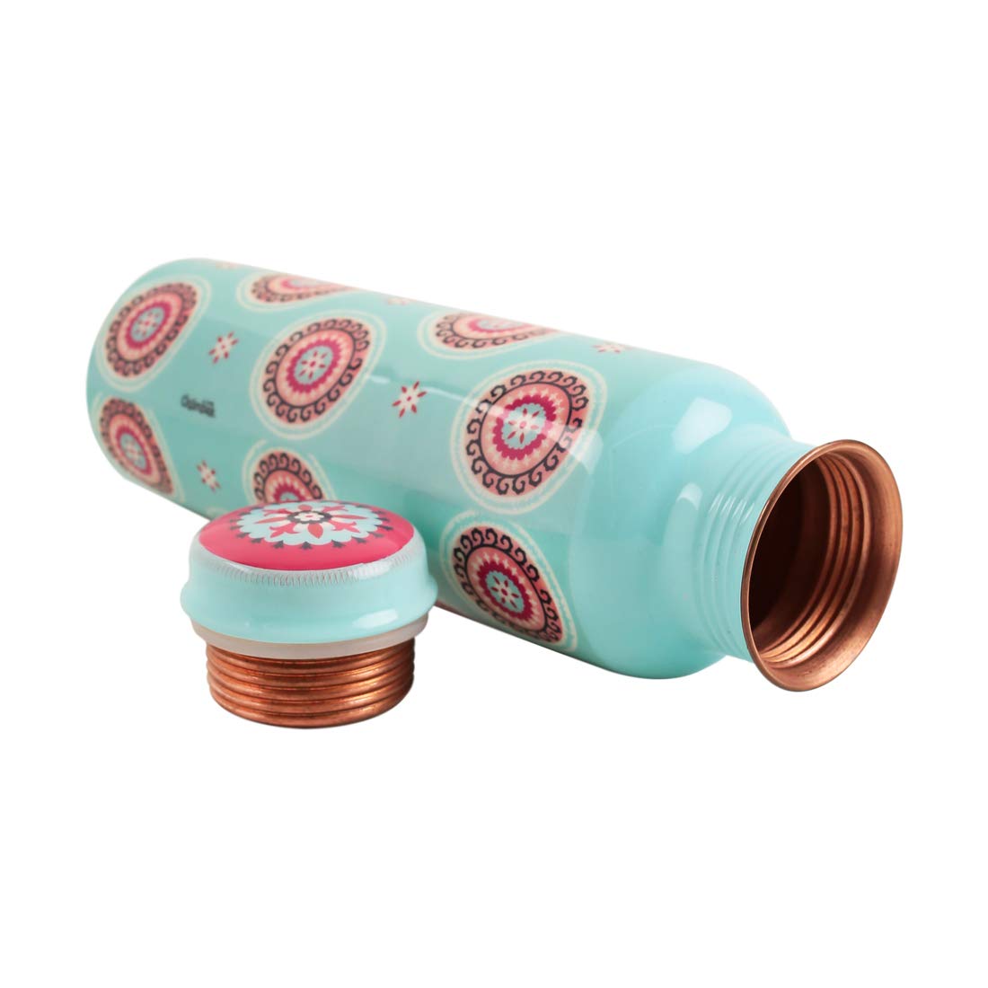 Chumbak Copper Water Bottle - 500ml Eco-Friendly & Reusable for Daily Hydration - Perfect for Gym, Yoga, Travel & Office Use