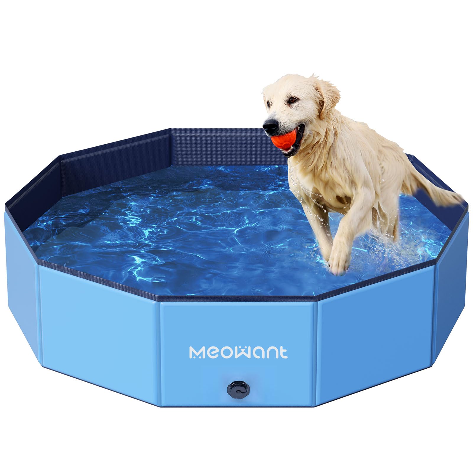 Foldable Dog Pool for Large Dogs - 48