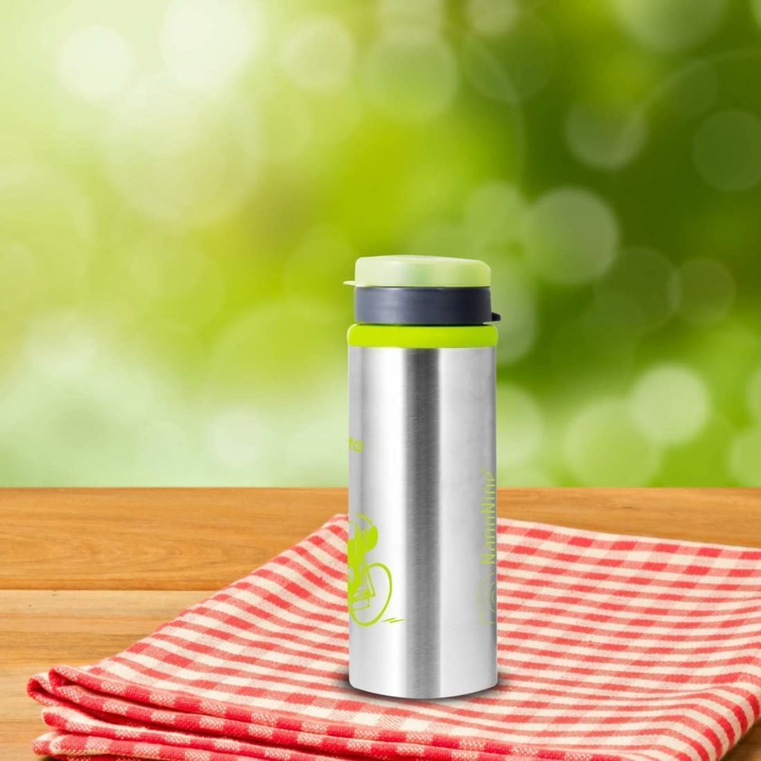 D ZOVAG Unbreakable 800ml BPA-Free Water Bottle with Leakproof Lid - Lightweight, Eco-Friendly, Dishwasher & Refrigerator Safe - Ideal for Gym, Hiking, Travel & Everyday Use (Pack of 1)