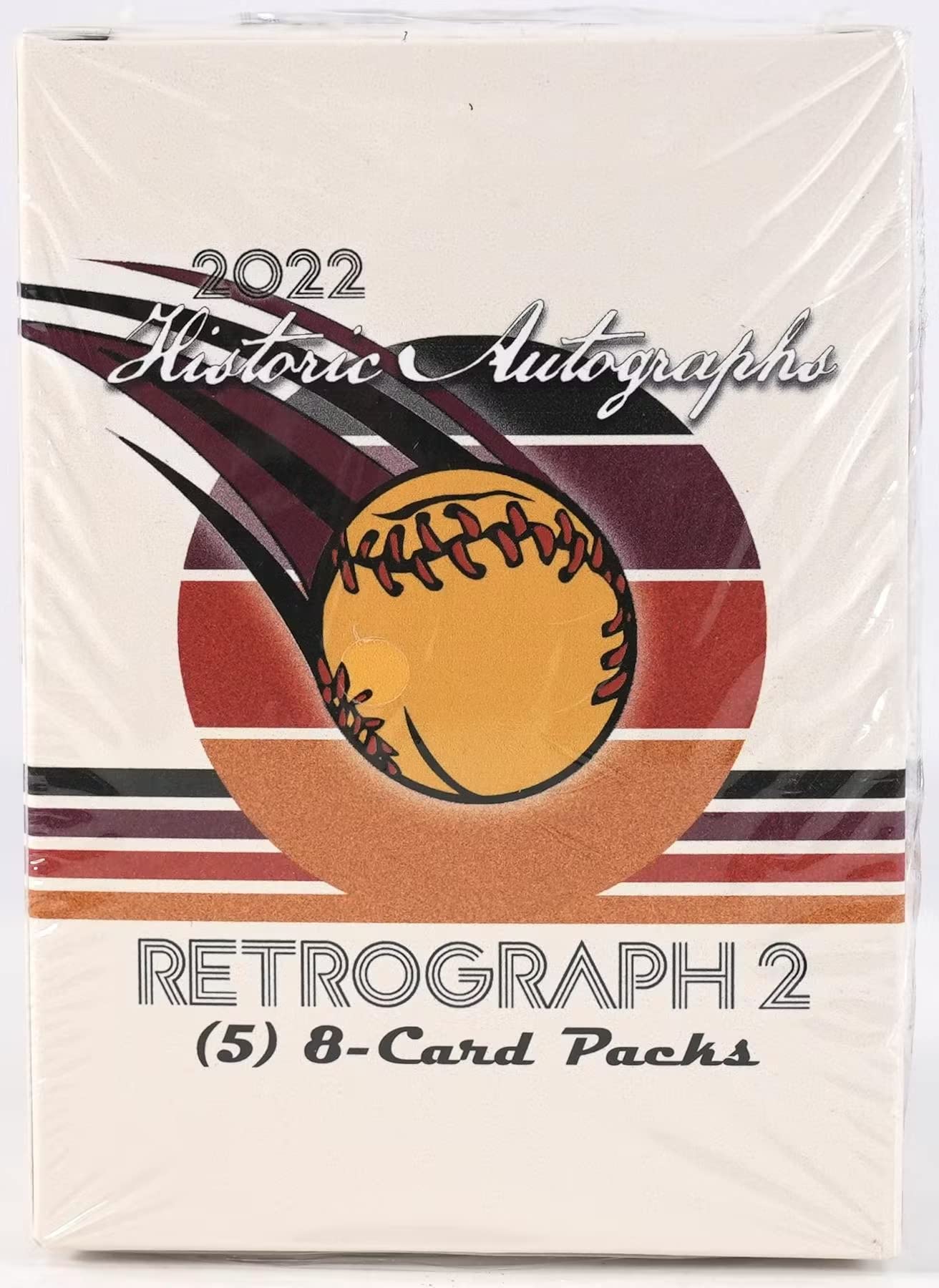 2022 Historic Autographs Retrograph 2 Baseball Hobby Box - 40 Autographs Per Box - Collectible Sports Memorabilia for Baseball Fans & Card Collectors - Perfect for Display, Trading, and Investment