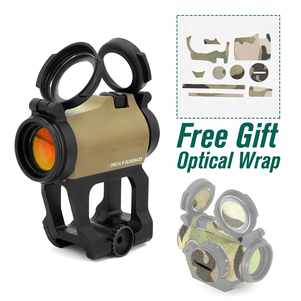 **Tactical AIM 1X22 Red Dot Reflex Sight – 2MOA Compact Rifle Scope for Hunting & Airsoft | Includes Mount | Durable & Precise for Outdoor Shooting & Tactical Use**