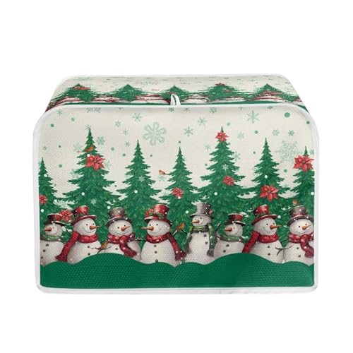 Christmas Snowman Tree - Green and White