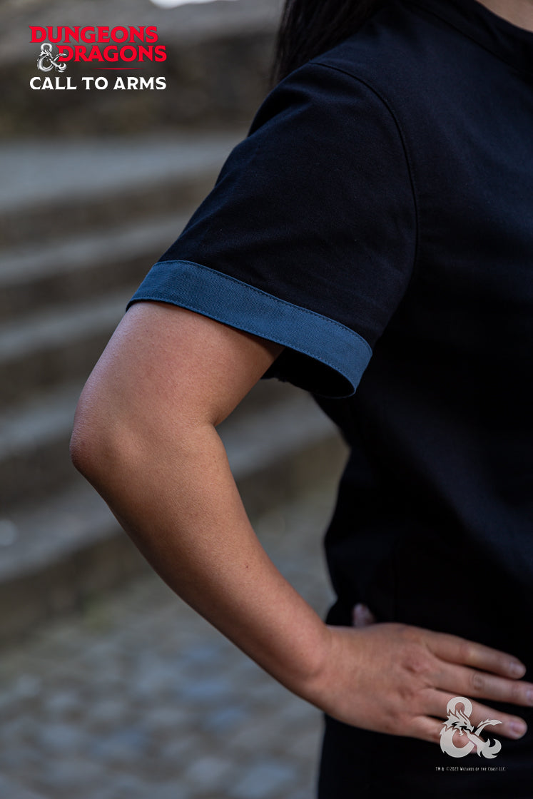 Dungeons & Dragons Rogue T-Shirt - Black & Blue Gaming Apparel for D&D Fans | Perfect for Cosplay, Game Nights & Fantasy Conventions