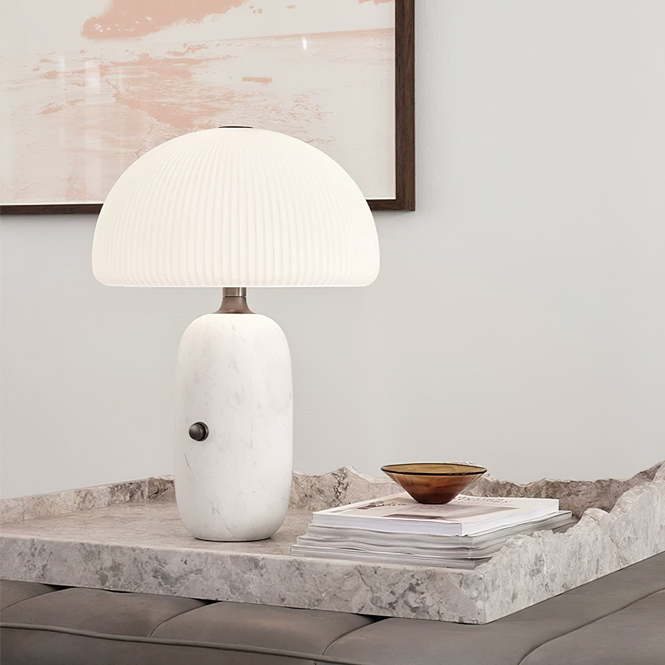 Dali Mushroom Table Lamp - Modern LED Night Light for Bedroom, Living Room & Office - Decorative Lighting for Home Decor & Gift Ideas