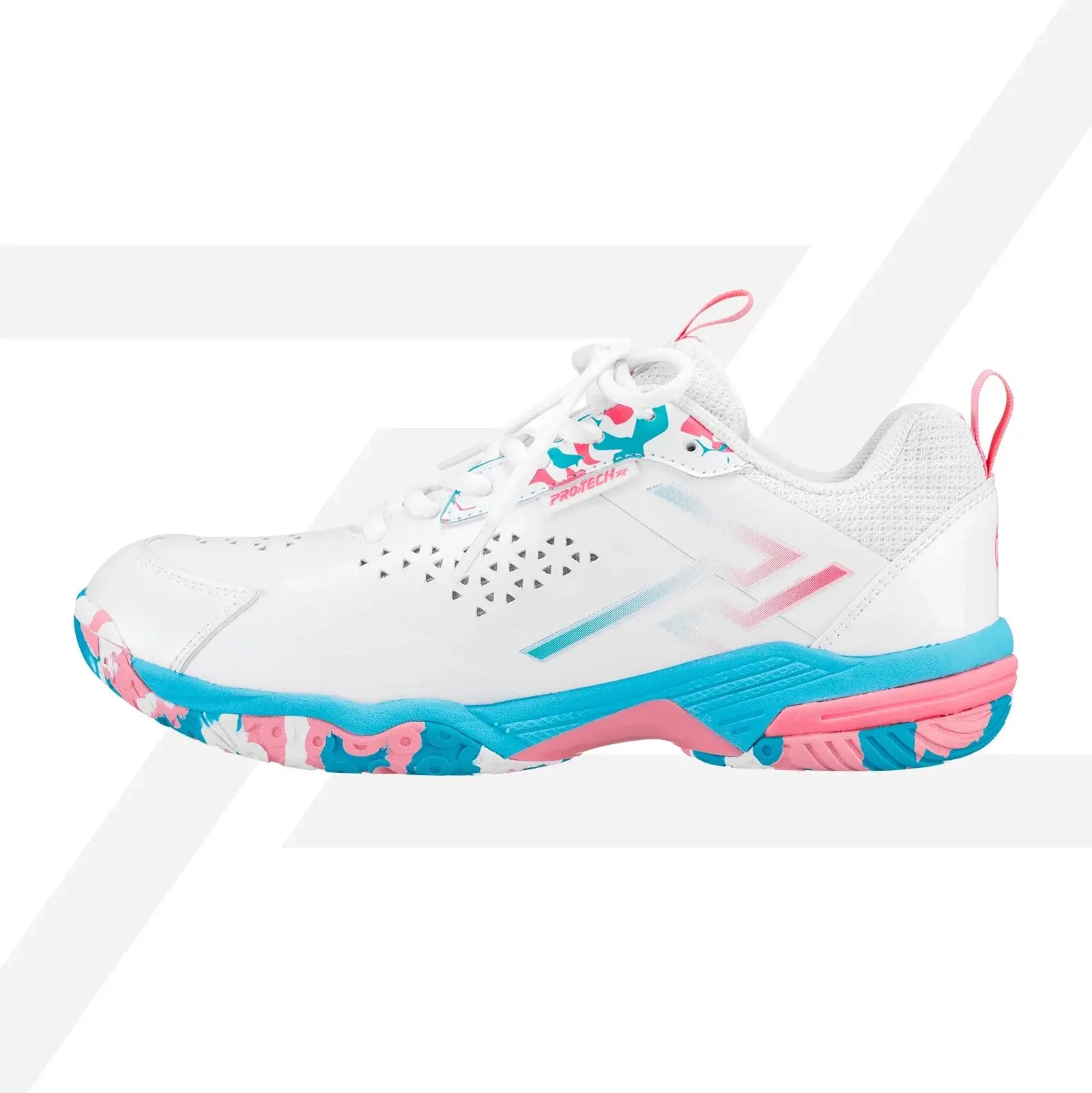 PROTECH ASTON 2.0 Badminton Shoes for Men & Women - Lightweight Court Shoes with Non-Slip Sole for Indoor & Outdoor Sports - Perfect for Badminton, Tennis, Volleyball and Gym Training