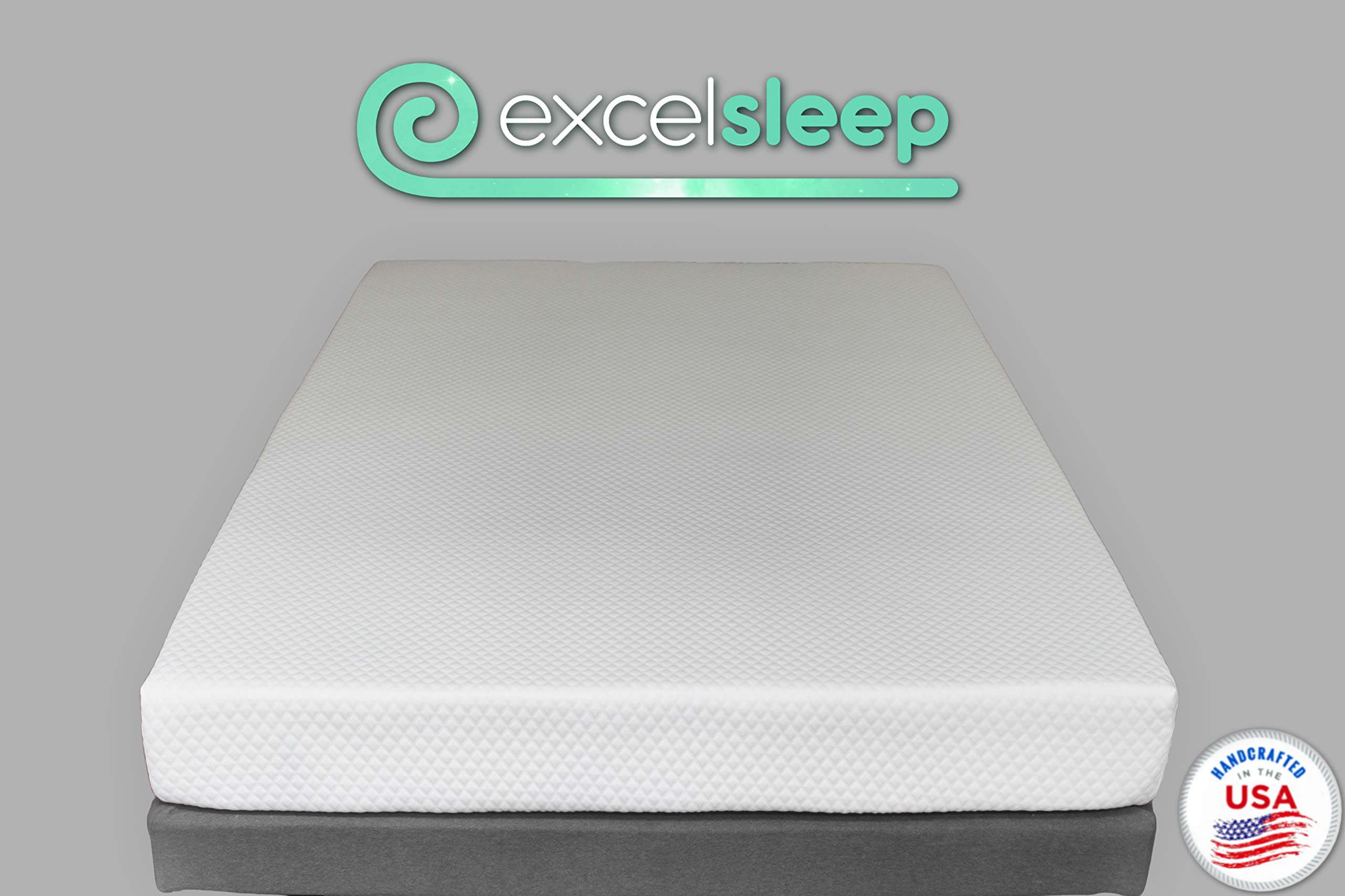Premium 6-Inch Gel Memory Foam Mattress - Medium Firm Support, Made in USA - Full Size (54