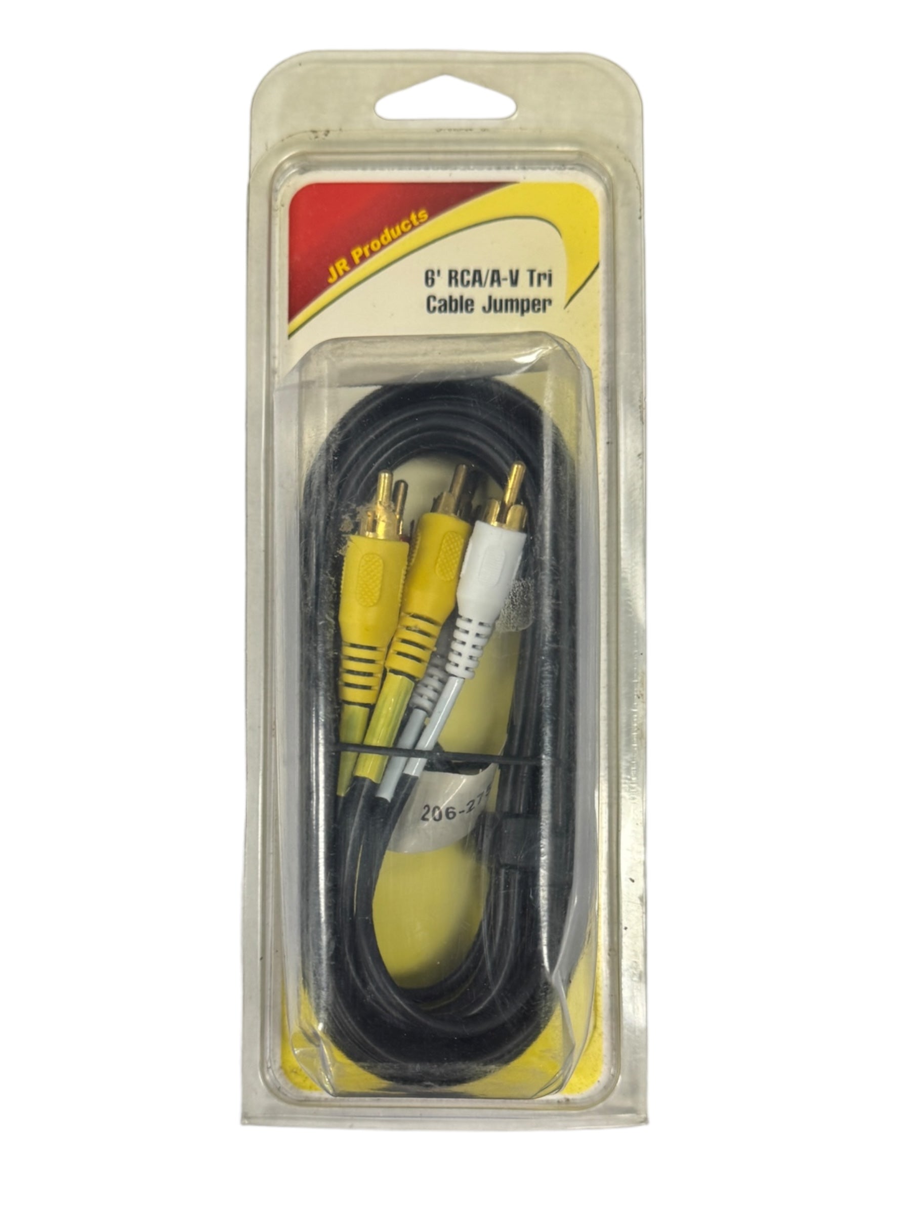 6' RCA to AV Triple Cable Jumper 47935 - High-Quality Audio Video Cable for Home Theater, Gaming Consoles & TV Connections