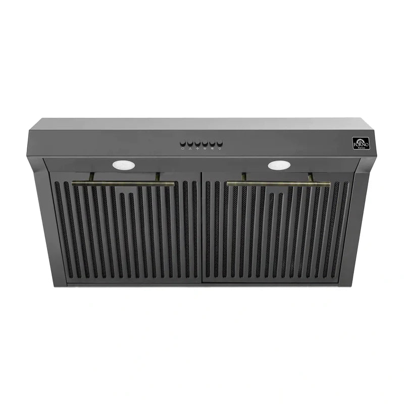 Forno Bari 30-Inch Under Cabinet Range Hood 400 CFM - FRHUC5255 | Powerful Ventilation for Kitchen, Stainless Steel Design, Easy Installation | Perfect for Home Cooking, Baking, and Grilling