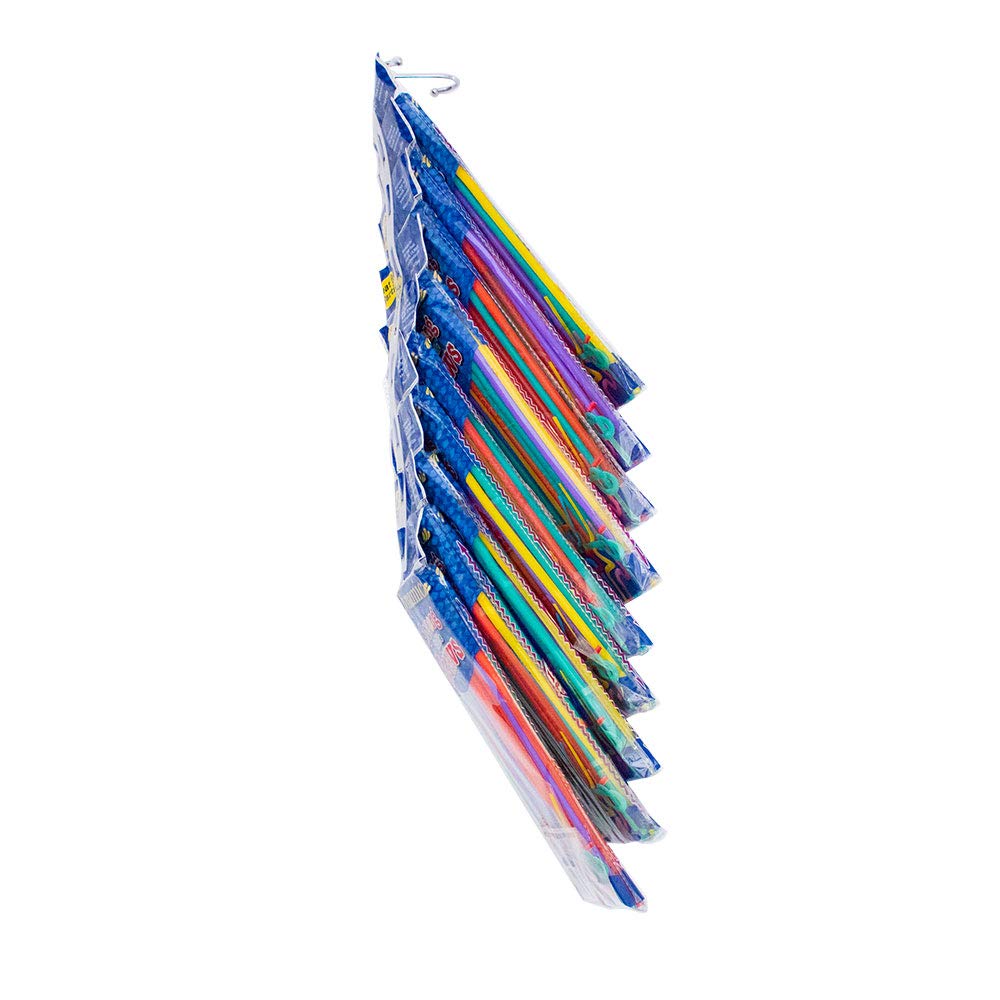 Extra Long Flexible Straws 36 Pack (1440 Straws) - Reusable Bendable Drinking Straws for Smoothies, Milkshakes & Cocktails - Perfect for Parties, Restaurants & Home Use