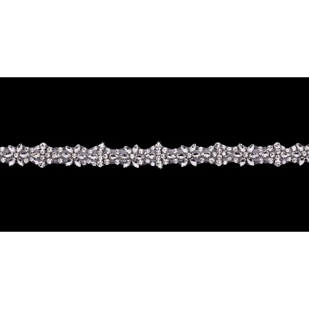 BT1980 Wedding Belt for Bride - Elegant Rhinestone Bridal Accessory for Wedding Dress, Prom, and Special Occasions
