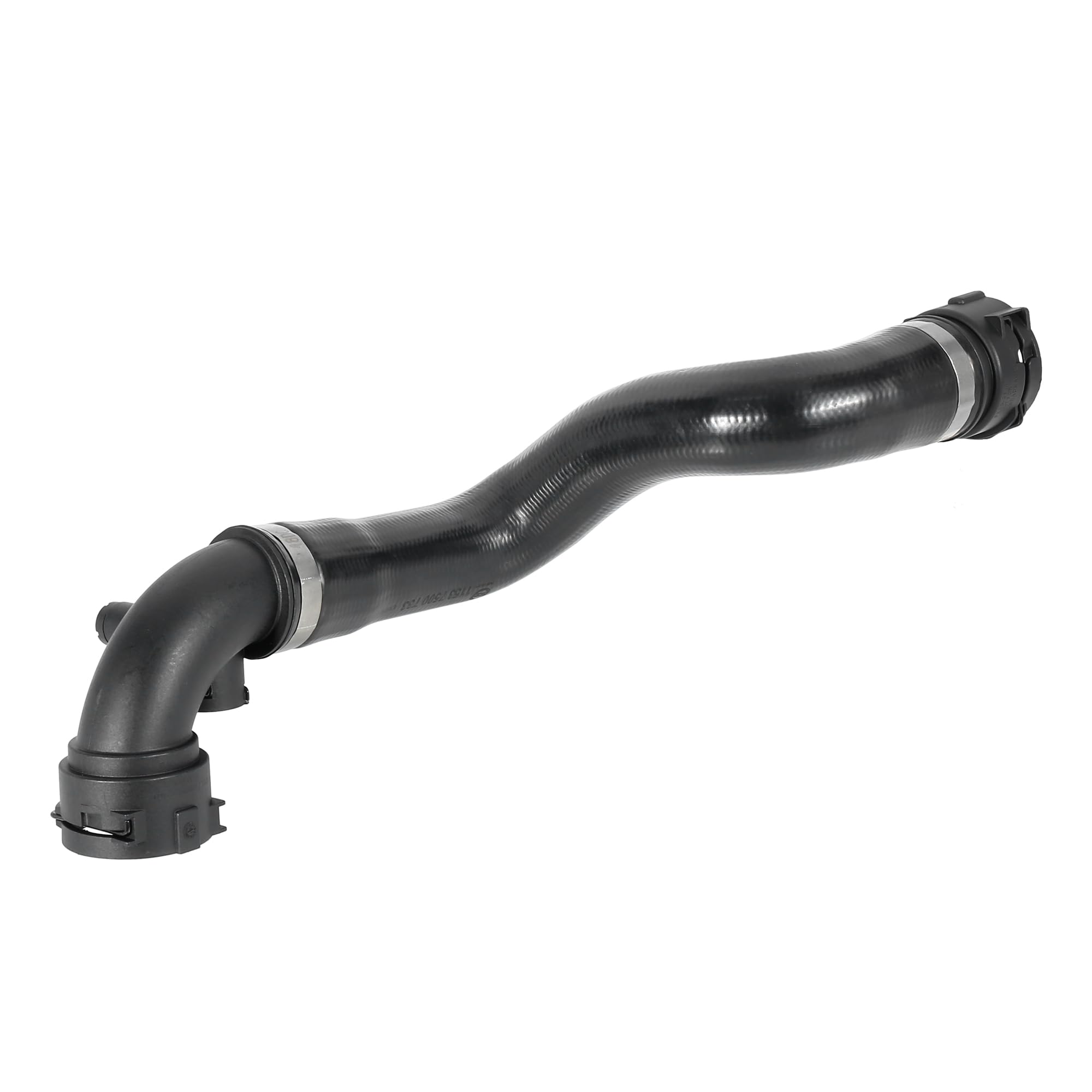 X AUTOHAUX Car Radiator Coolant Water Hose 11537500733 for BMW X5 2001-2006 - Expansion Tank Replacement Part for Engine Cooling System Maintenance