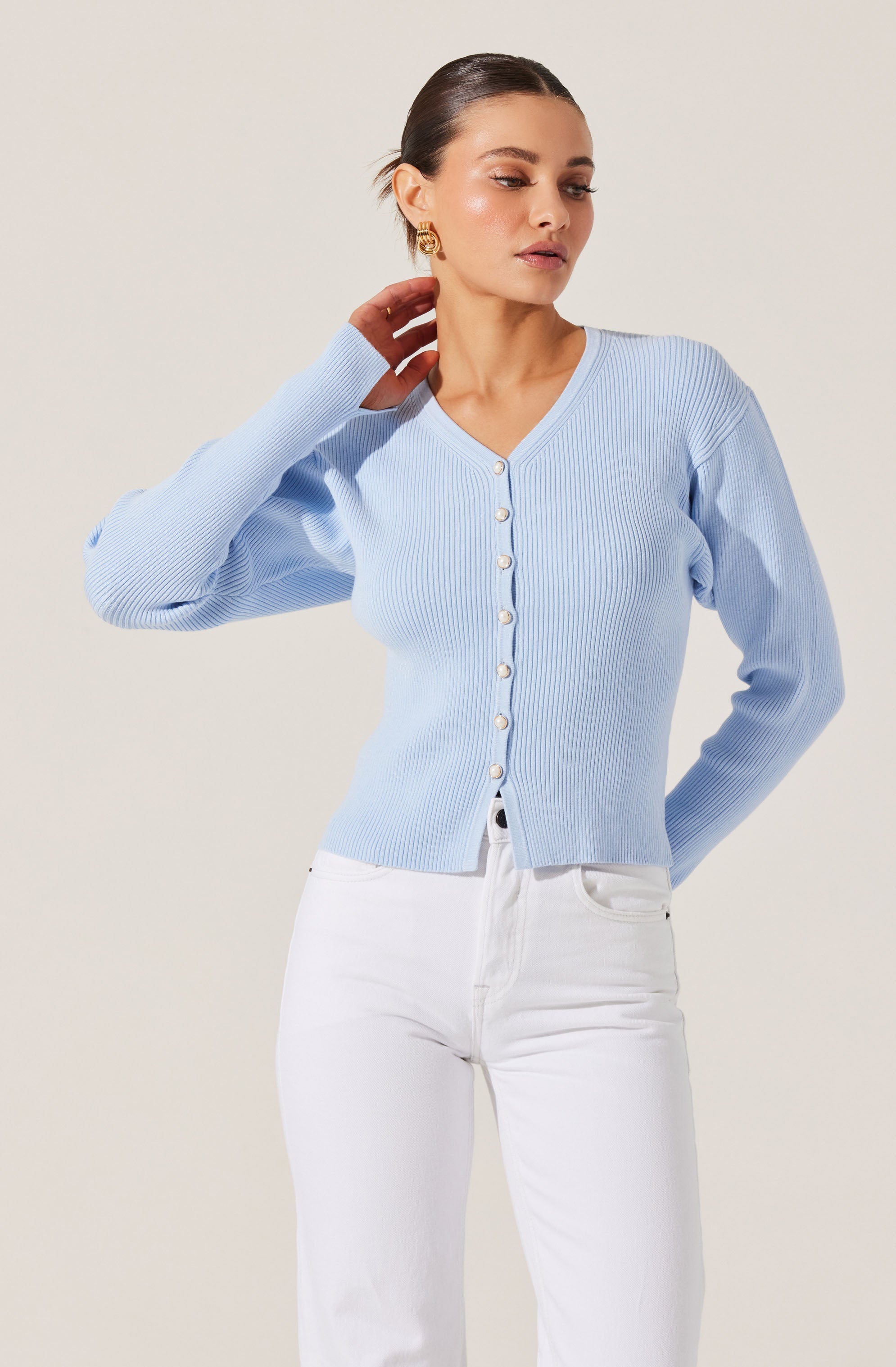 Stylish Delynn Ribbed Cardigan Sweater for Women - Cozy Knit Open Front Long Sleeve Wrap - Perfect for Office, Casual Outfits & Fall Layering