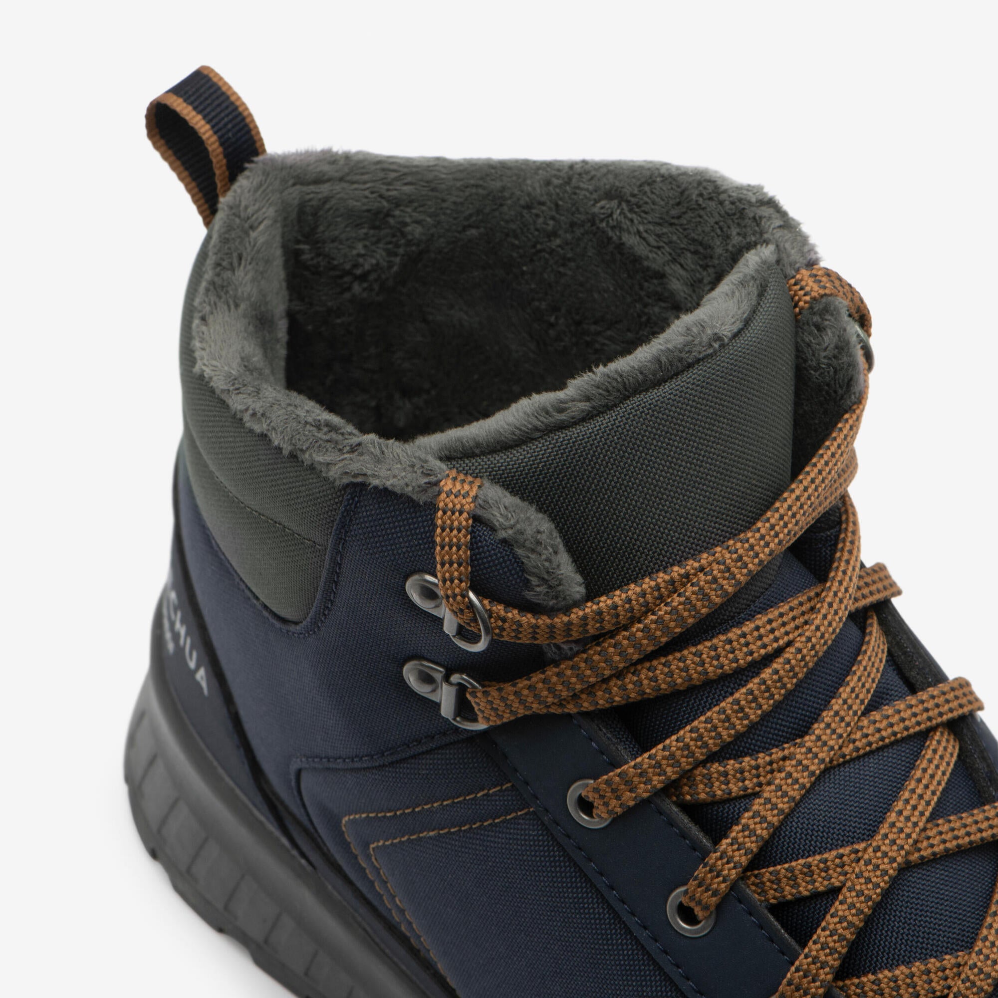 Quechua SH100 Mid Waterproof Hiking Boots for Men - Lightweight & Durable Outdoor Shoes for Trekking, Camping & Trail Adventures