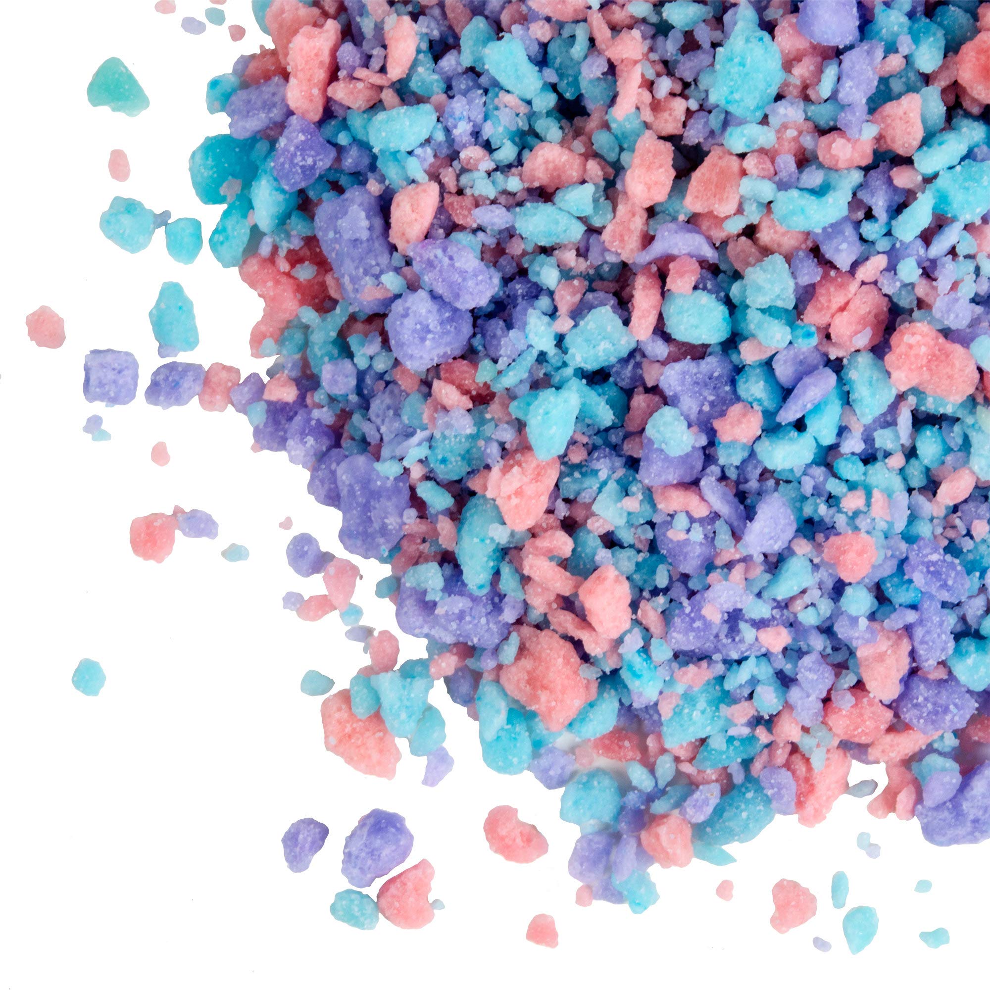 Dutch Treat Cotton Candy Crunch Ice Cream Topping - 10 lb Bulk | Sweet & Colorful Dessert Sprinkle for Sundaes, Milkshakes, Cakes & More
