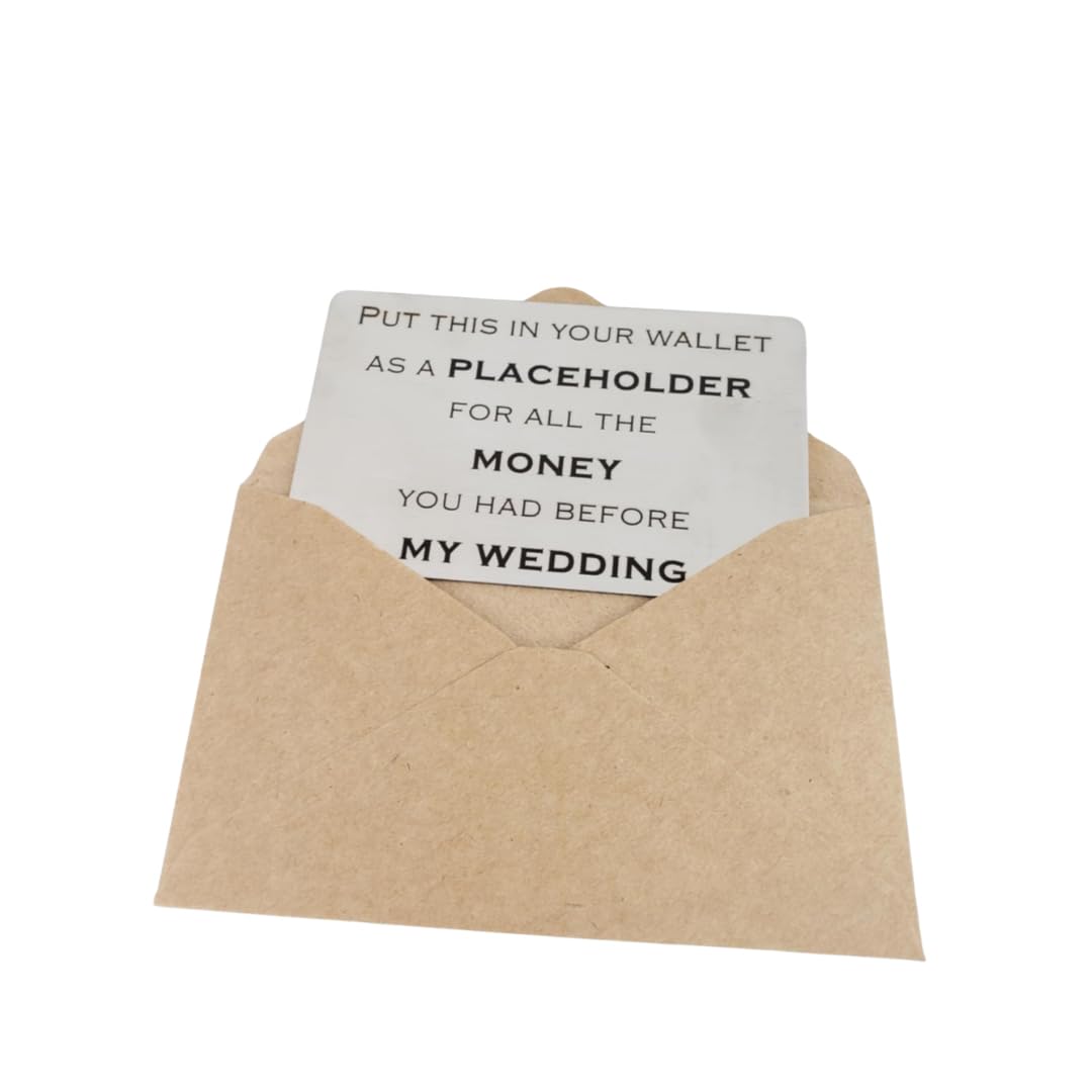 Father of the Bride Gift Ideas - Personalized Wallet Card for Wedding Day - Thoughtful Daughter to Dad Present - Perfect Father of the Bride Gift from Bride - Great for Wedding Speeches, First Dances & Special Father-Daughter Moments