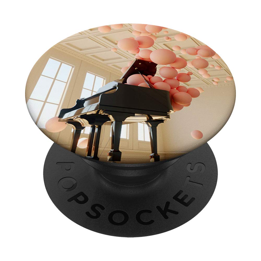 Piano Player Lover Gift - Swappable PopGrip for Phones & Tablets | Perfect for Pianists, Music Teachers & Musicians | Ideal for Piano Practice & Performances