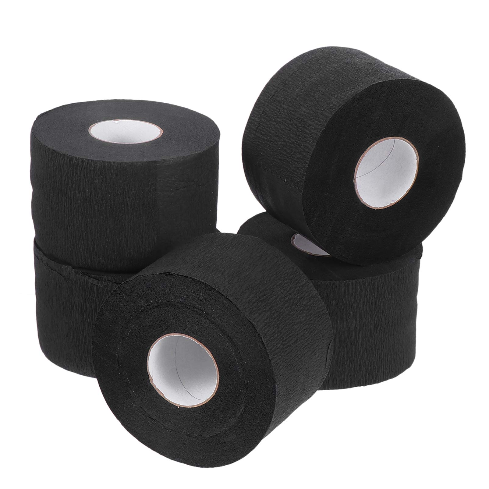 5 Rolls Disposable Barber Neck Strips - Salon Neck Tape for Hairdressing & Shaving | Hygienic Neck Protection Paper for Professional & Home Grooming | Perfect for Salons, Barbershops, Home Haircuts & Beard Trimming | Great for Hair Styling, Shaving & Personal Care Routines | Ideal for Haircut, Beard Shaping, Salon Services & Personal Hygiene Maintenance