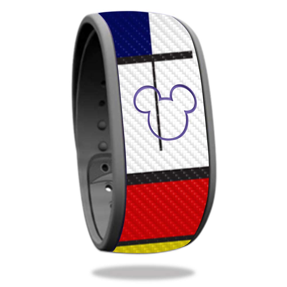 Carbon Fiber Skin for Disney MagicBand - Durable & Easy to Apply | Made in USA | Theme Park Accessory