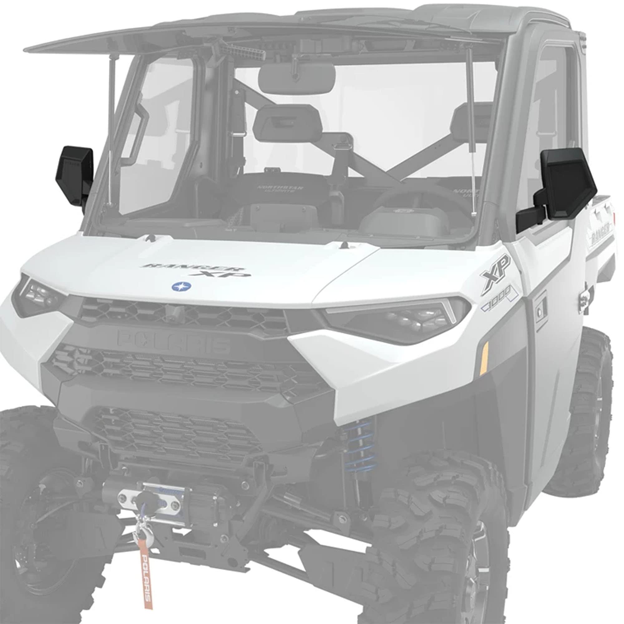 Polaris UTV Side View Mirrors for Ranger 1000, Crew 1000, XP 1000, 570, SP 570 & Pro XD Models - Adjustable Door Mounted Mirrors for Enhanced Visibility (Pair 2889241) - Perfect for Off-Roading, Hunting & Trail Riding