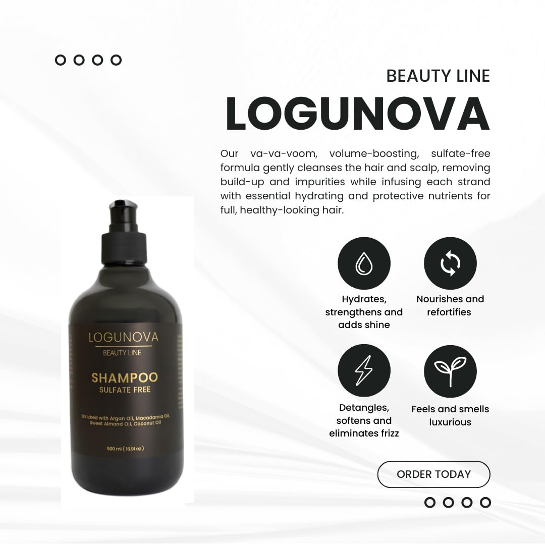 Radiant Hair 3-Step System - Nourishing Shampoo, Hydrating Conditioner & Repairing Hair Mask for Damaged Hair | Salon-Quality Hair Care for Dry, Frizzy & Color-Treated Hair at Home