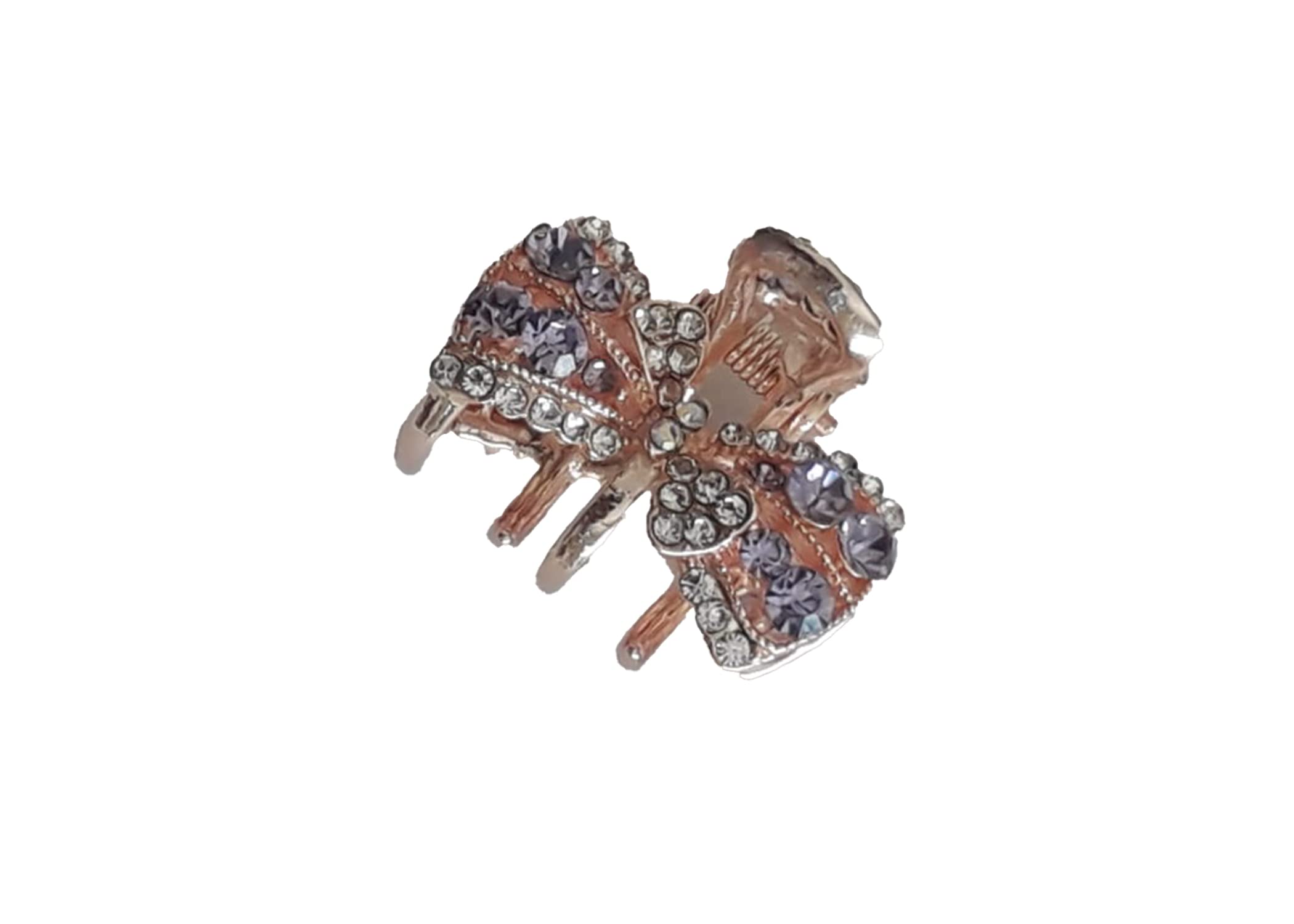 Golden Hair Clips for Women - Small Clutch Hair Accessories for Parties & Weddings