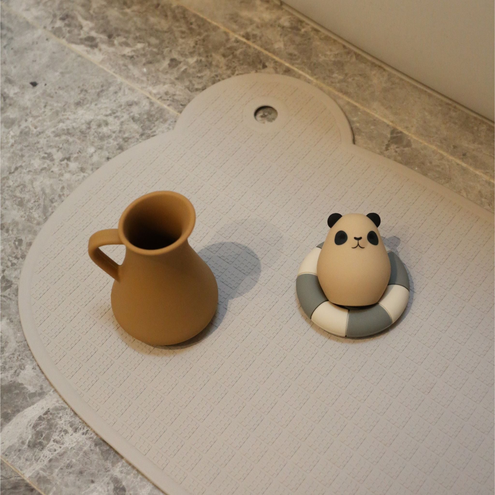LIEWOOD Sailor Bath Mat with Mr Bear Sandy Design - Non-Slip Absorbent Bathroom Rug for Kids & Adults - Perfect for Bathroom, Nursery, and Beach House Decor