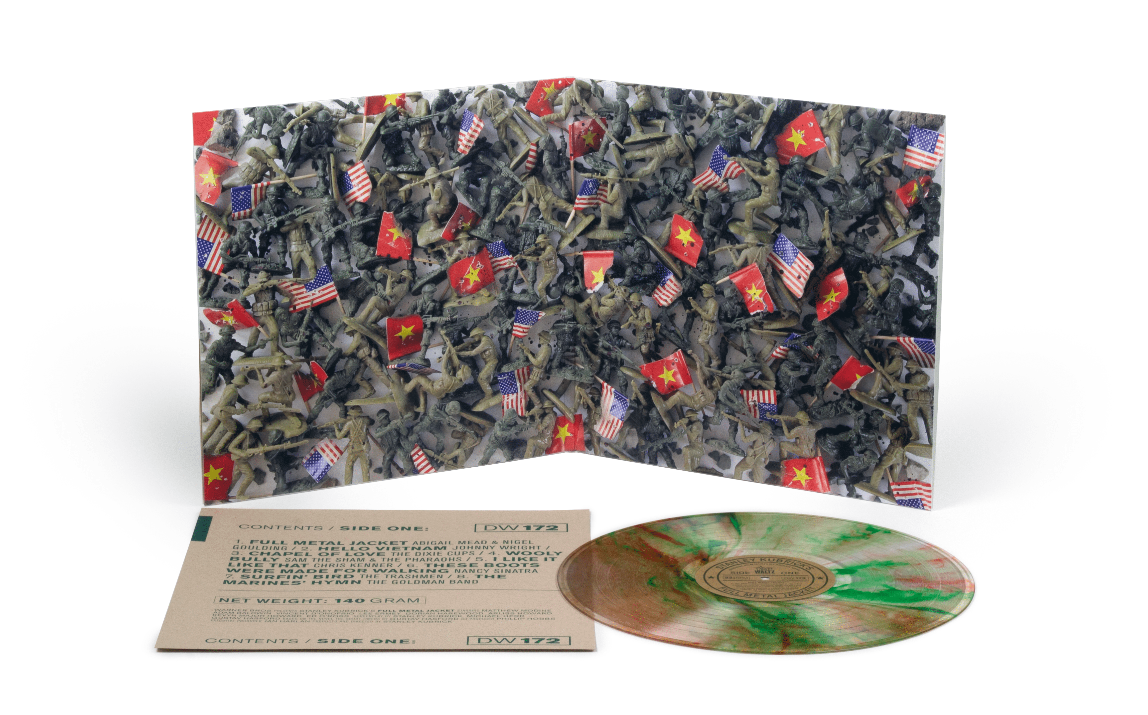 Full Metal Jacket Original Motion Picture Soundtrack LP - Vinyl Record for Movie Enthusiasts & Collectors - Perfect for Home Theater Nights & Music Lovers