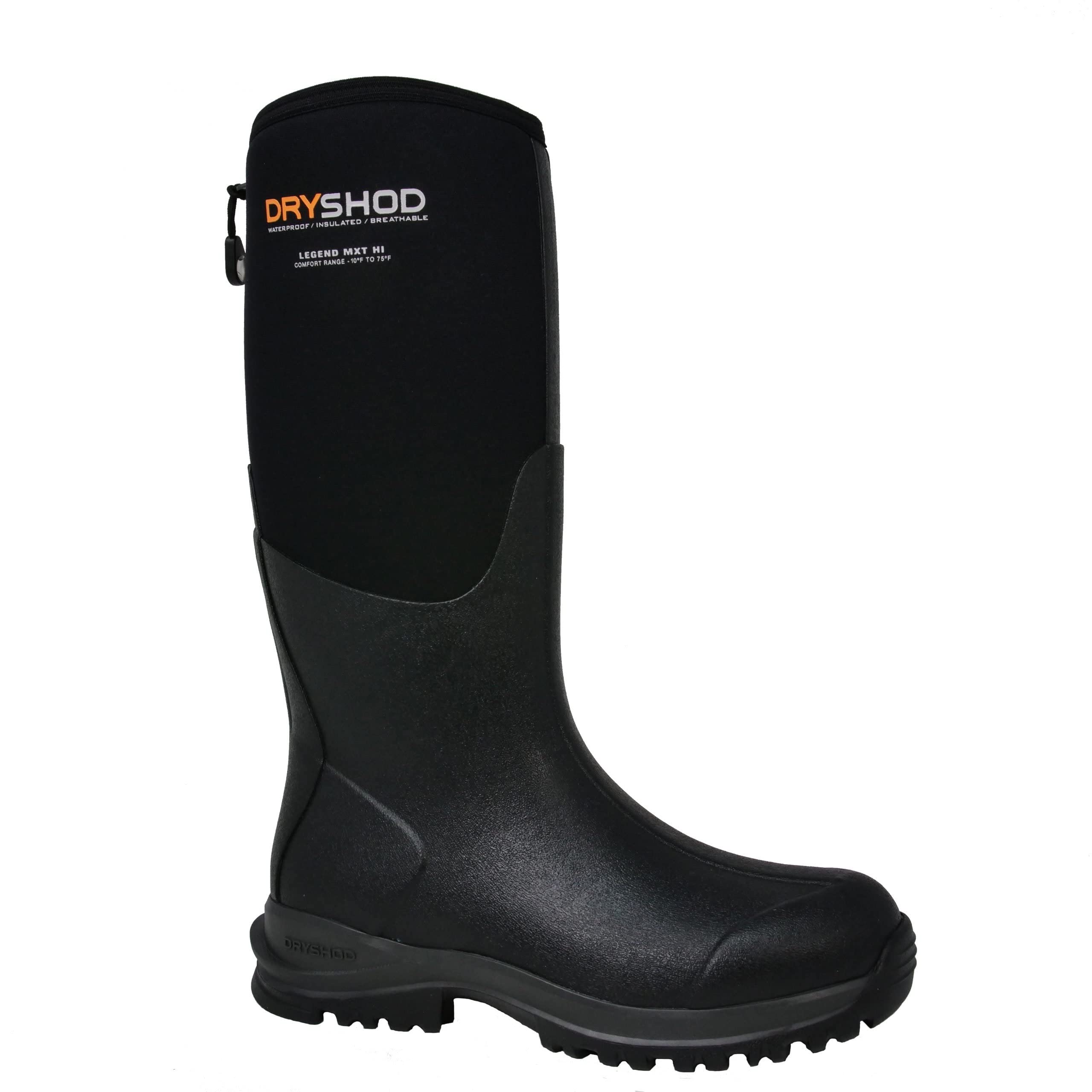 Dryshod Women's Legend MXT Adventure Hi Rubber Boots - Waterproof Pull-On Rain Boots for Hiking, Gardening & Outdoor Activities