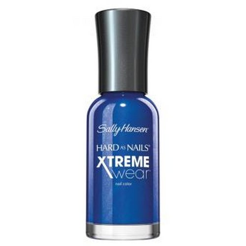 (3 Pack) Sally Hansen Hard As Nails Xtreme Wear Nail Polish - Pacific Blue | Long Lasting Chip Resistant Nail Color for Manicures & Pedicures | Perfect for Everyday Wear, Parties & Special Occasions
