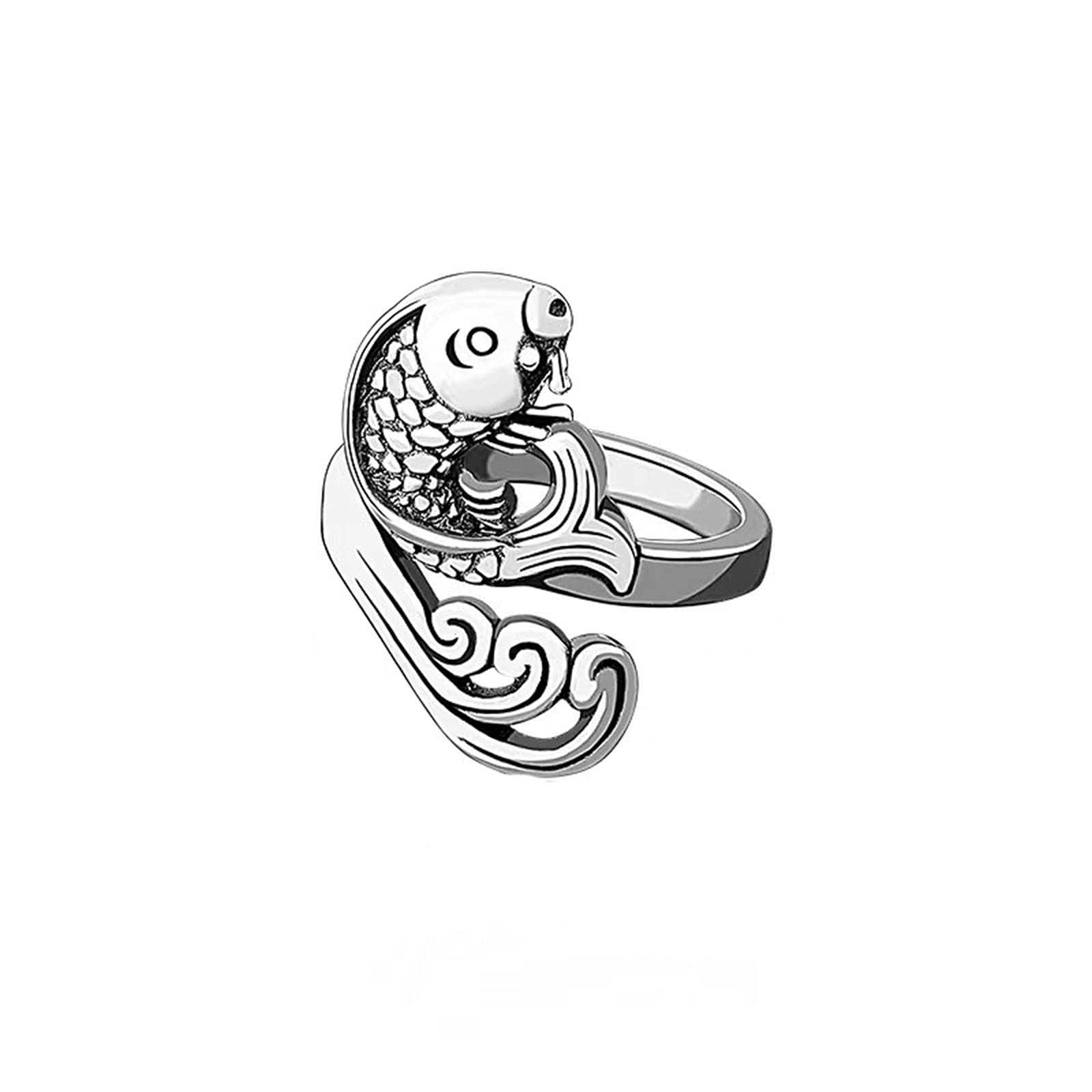 Vintage Silver Thai Animal Knuckle Rings for Women & Men - Retro Stackable Fashion Jewelry - Perfect for Boho, Gothic, and Punk Style Outfits