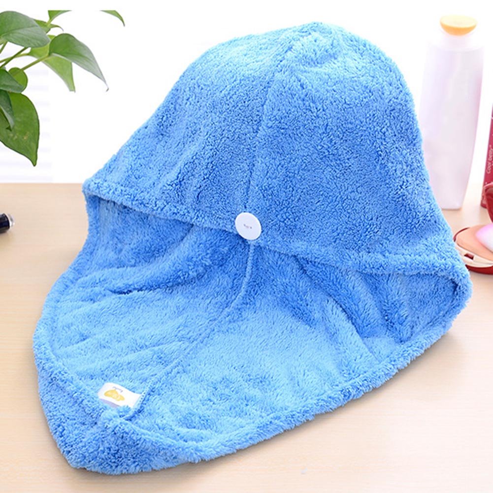 Valcatch Quick-Drying Hair Towel Hat for Women - Coral Fleece Bath Shower Cap for Wet Hair, Soft & Absorbent Hair Wrap for Swimming, Spa, Salon & Home Use