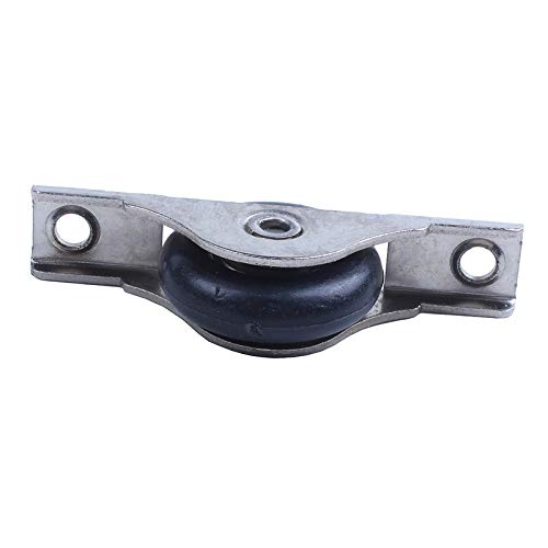 Wresetly 2 Pack Nylon Sliding Door Wheels - Single Axle Replacement Rollers for Smooth Sliding Door Operation - Perfect for Closet Doors, Barn Doors & Room Dividers