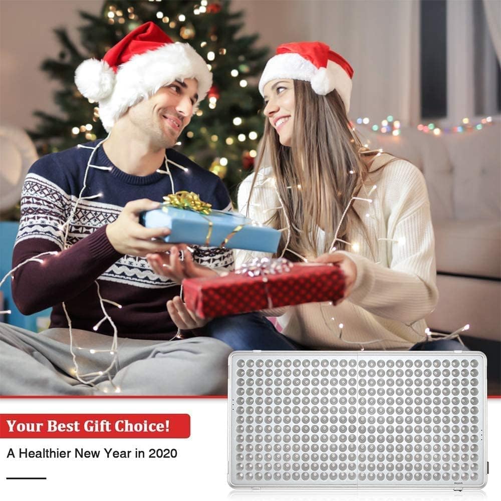 Red Light Therapy Device for Face & Body - High Power 660nm Infrared Light Panel for Skin Health & Anti-Aging | Home Spa & Pain Relief Treatment