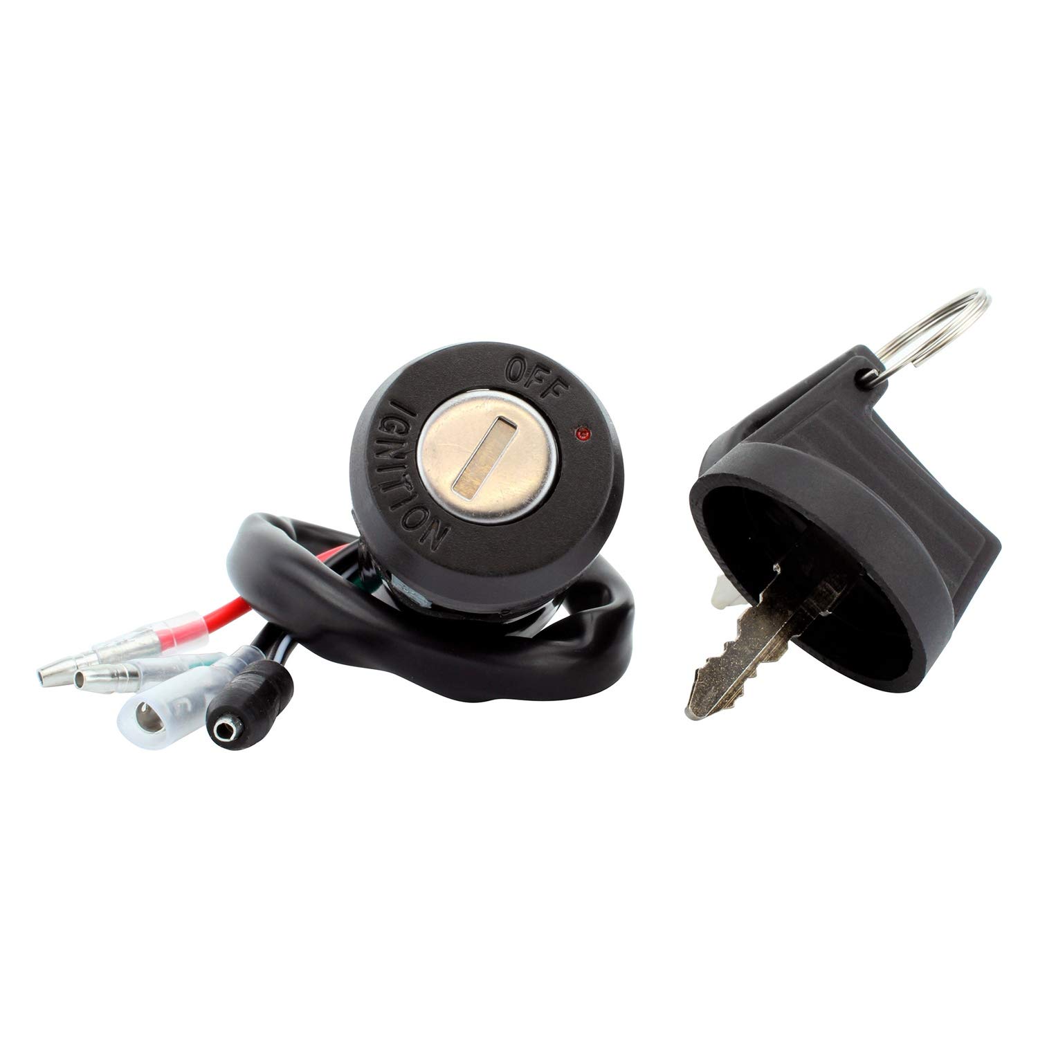 Kimpex HD Ignition Key Switch Lock with Key - 225727 OEM# 35010-958-680 | Durable Replacement for ATV, UTV, Motorcycle & Snowmobile | Weatherproof & Anti-Theft Security