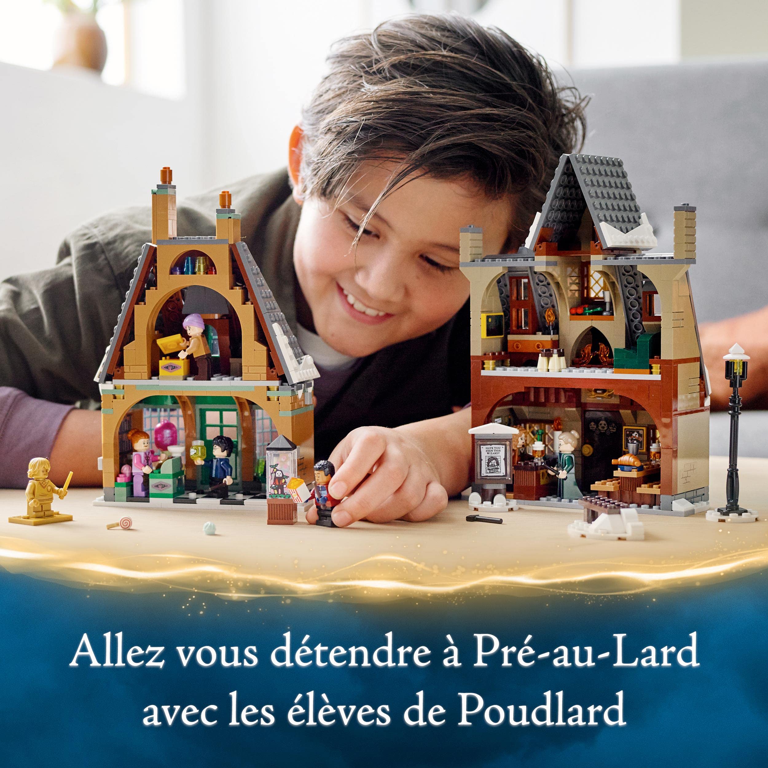 LEGO 76388 Harry Potter Hogsmeade Village Visit 20th Anniversary Building Kit with Collectible Minifigures - Gift Idea for Kids & Adults, Wizarding World Playset for Harry Potter Fans & Collectors