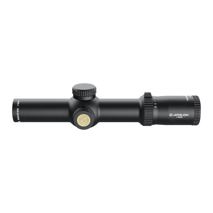 Athlon Helos BTR GEN 2 1-10x28mm SFP Rifle Scope with ATMR4 Reticle, 34mm Tube, MOA Adjustments & Illumination - Perfect for Tactical Shooting, Hunting, and Long-Range Precision