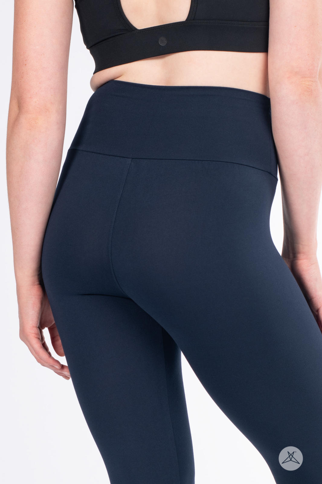 Premium Navy High Waisted Yoga Pants for Women - Tummy Control Workout Leggings - Comfortable Stretchy Gym Pants for Running, Pilates & Lounge Wear