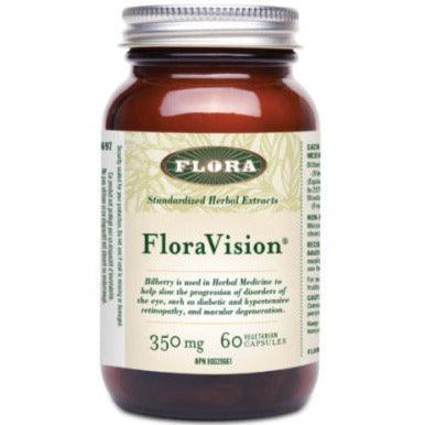 Flora Floravision 350MG Lutein & Zeaxanthin Supplement - 60 Veggie Caps for Eye Health & Vision Support | Daily Eye Care for Adults & Seniors | Blue Light Protection for Digital Screen Users