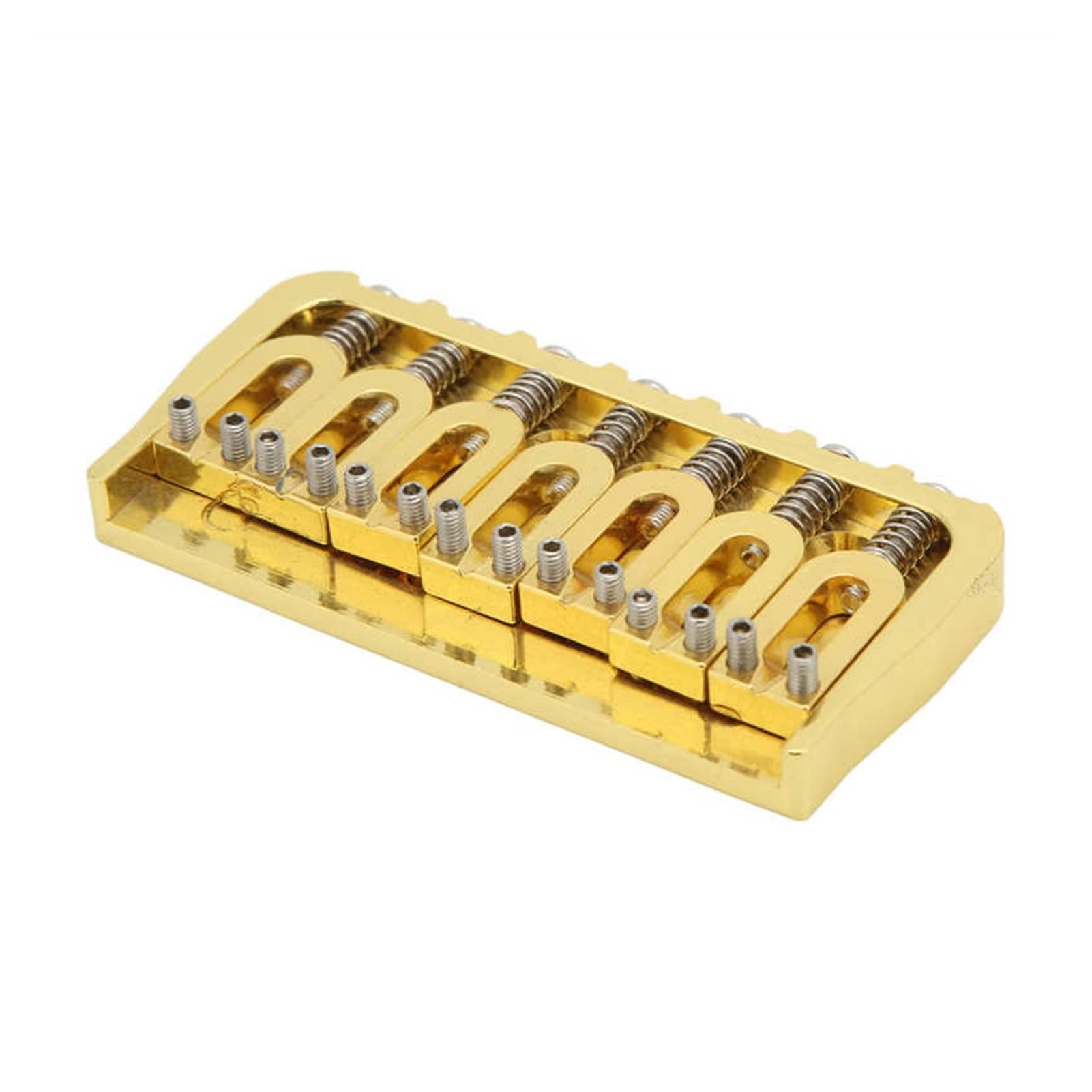 High-Quality Electric Guitar Hardtail Bridge - Fixed Short Bridge for Heavy Strings, Through-Body Design with Screw Mounting - Perfect for Rock, Metal & Blues Performances