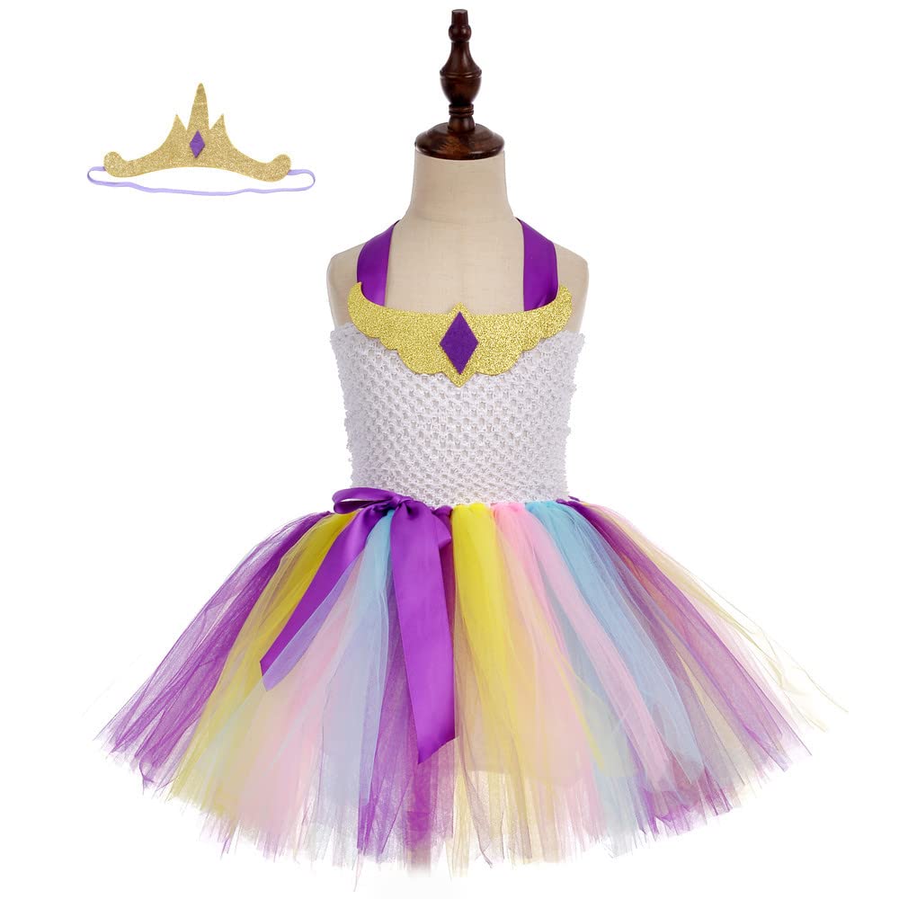 Quenny Halloween My Little Mary Universe Princess Dress - Unicorn Costume for Holiday Parties & Performances - Perfect for Halloween, Cosplay, and Dress-Up Play