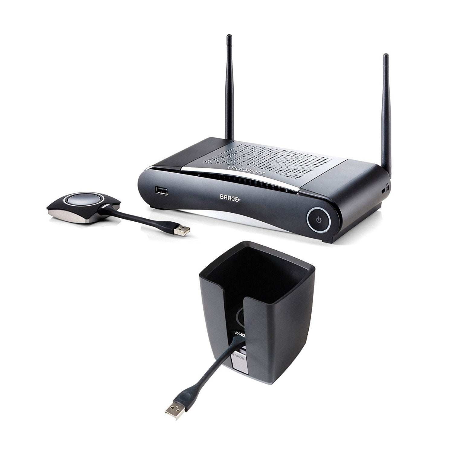 Barco CSE 200 Wireless Presentation System Bundle with ClickShare Tray | Easy Screen Sharing for Meetings & Classrooms | Perfect for Conference Rooms & Remote Collaboration