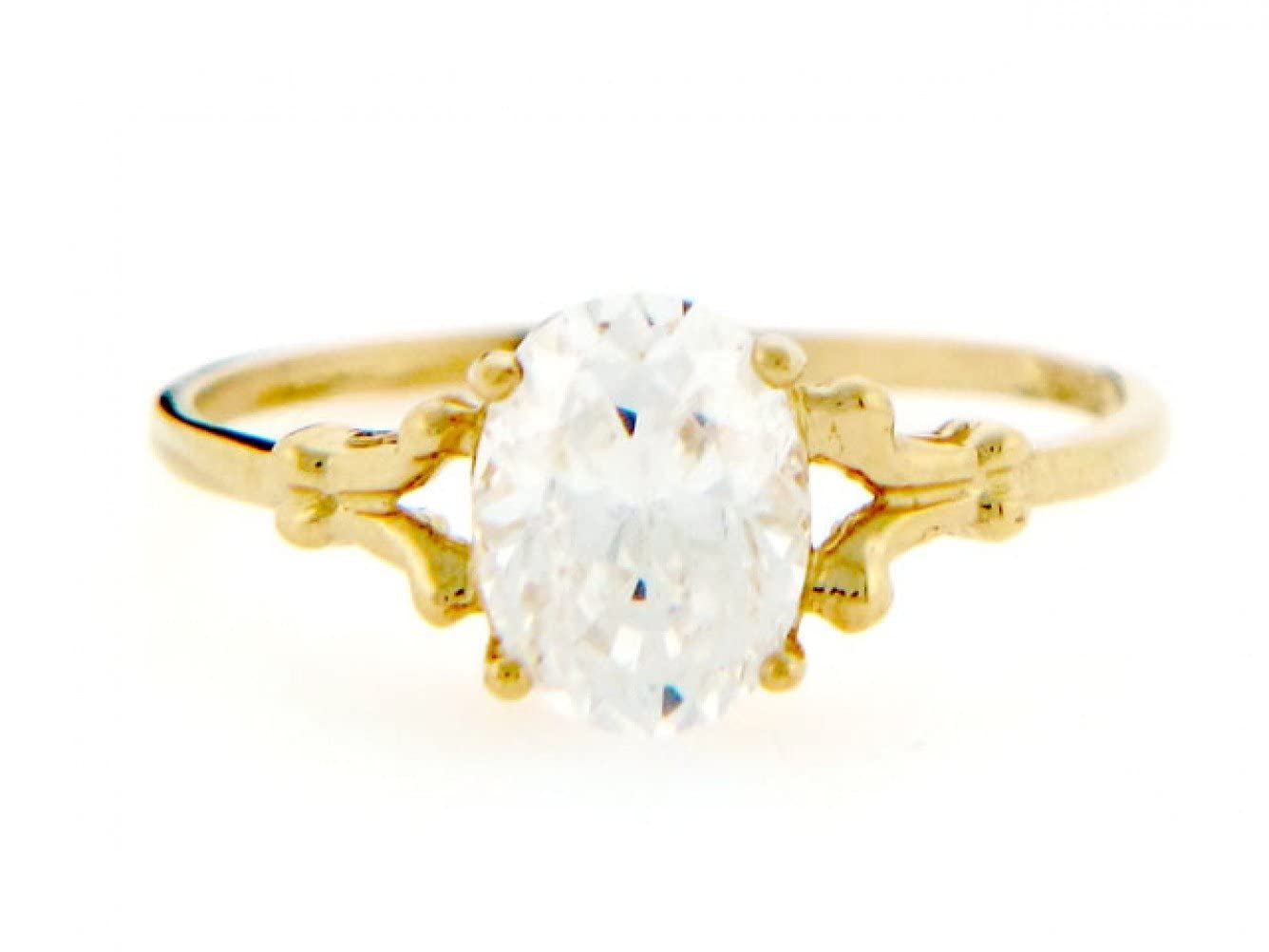 10K Gold Synthetic Birthstone Ring - Elegant & Affordable Birthstone Jewelry for Women | Perfect Gift for Birthday, Anniversary & Special Occasions
